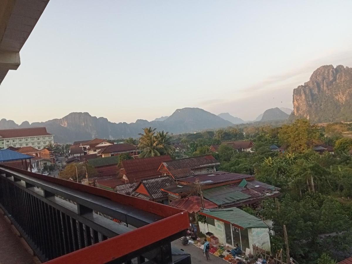 Bountang Mountain View Riverside Hotel Ванг Виенг Екстериор снимка