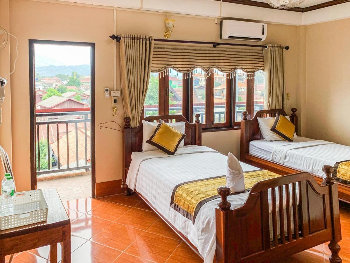 Bountang Mountain View Riverside Hotel Ванг Виенг Екстериор снимка