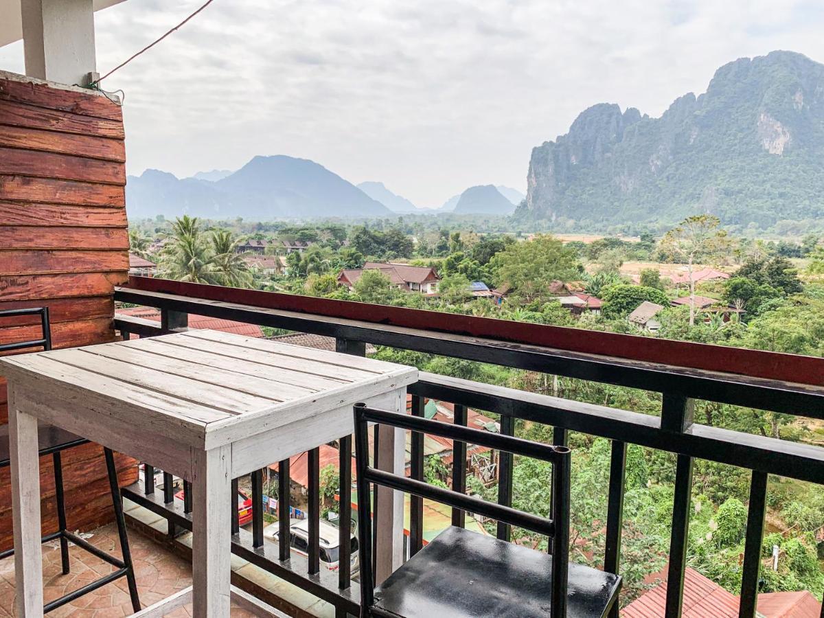Bountang Mountain View Riverside Hotel Ванг Виенг Екстериор снимка