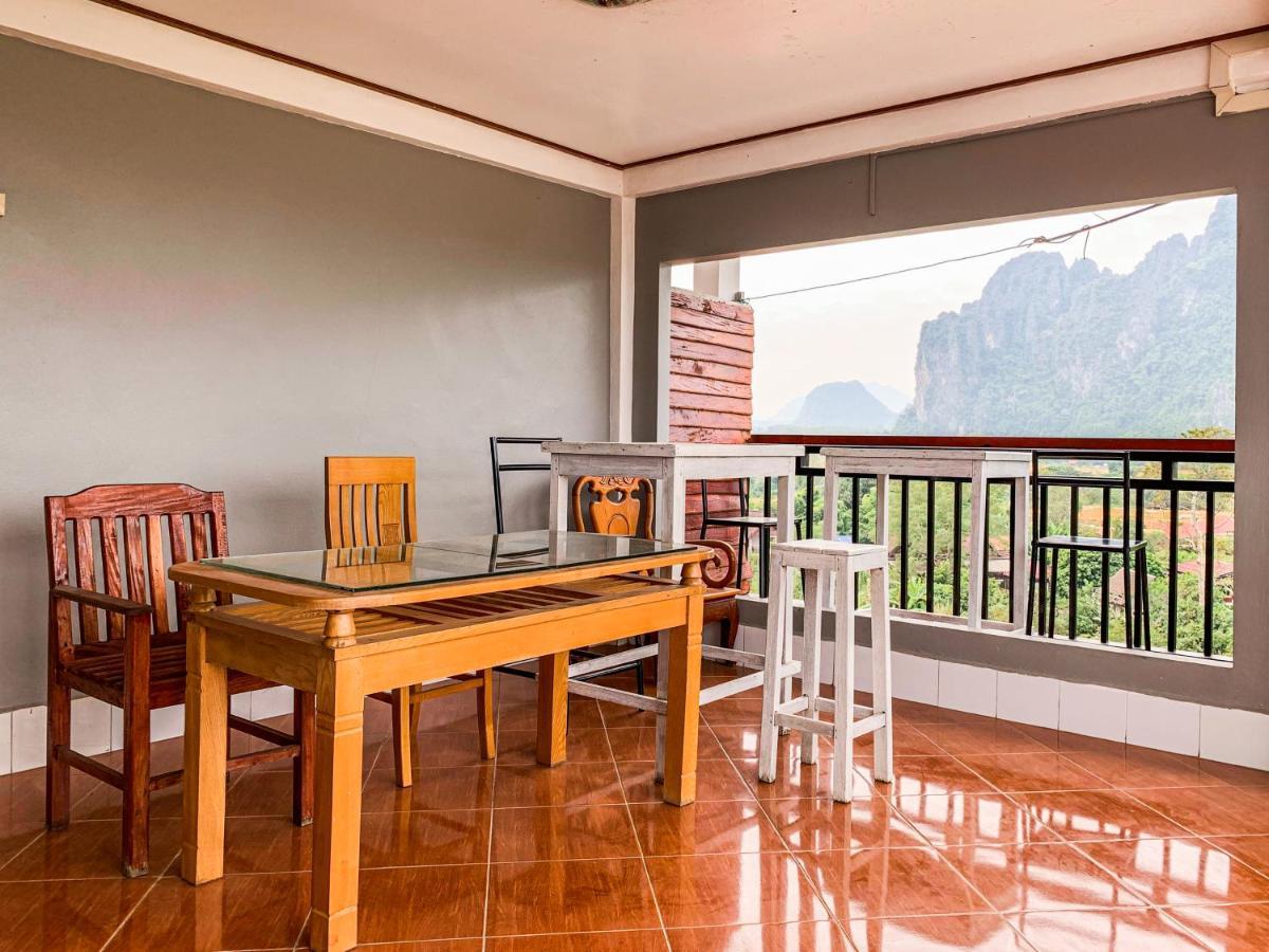 Bountang Mountain View Riverside Hotel Ванг Виенг Екстериор снимка