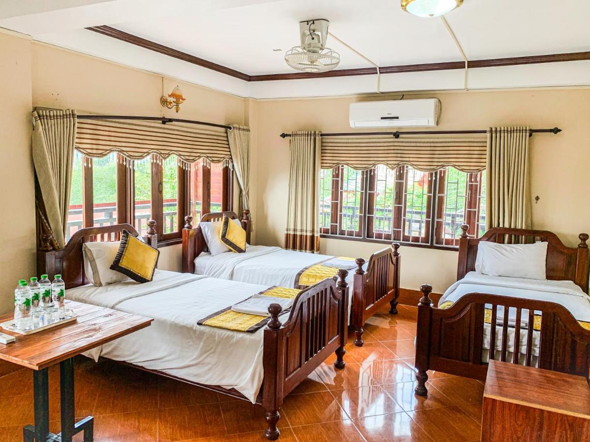 Bountang Mountain View Riverside Hotel Ванг Виенг Екстериор снимка
