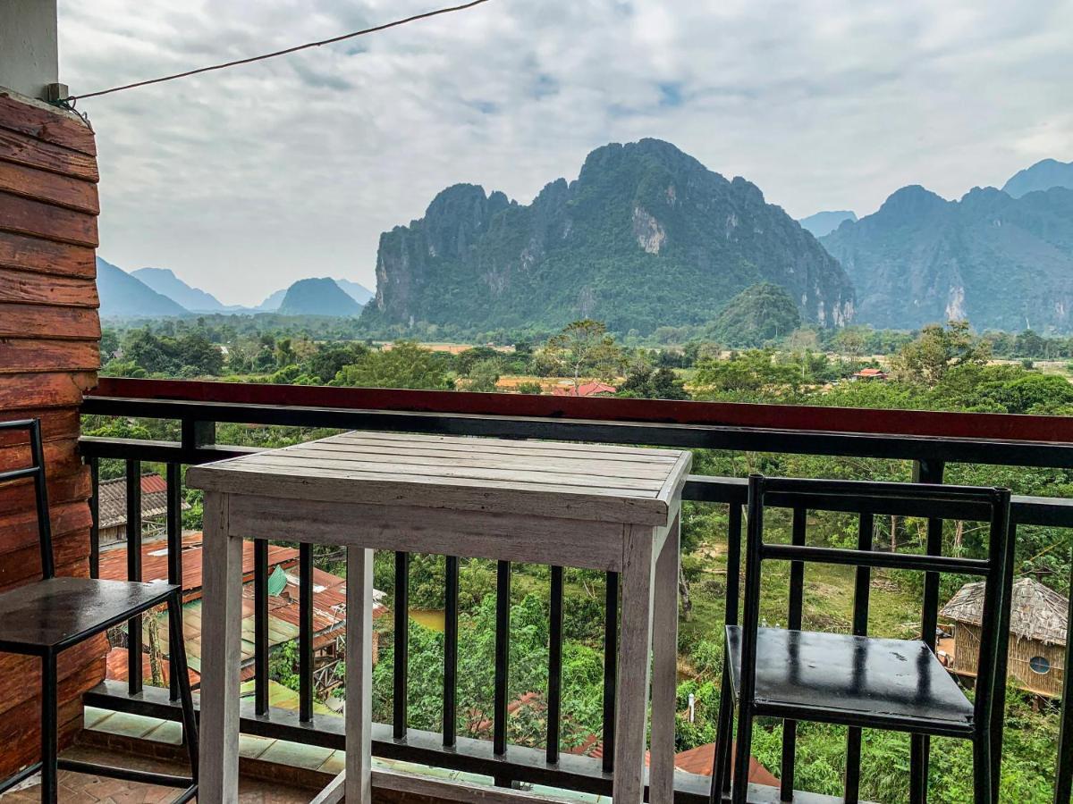 Bountang Mountain View Riverside Hotel Ванг Виенг Екстериор снимка