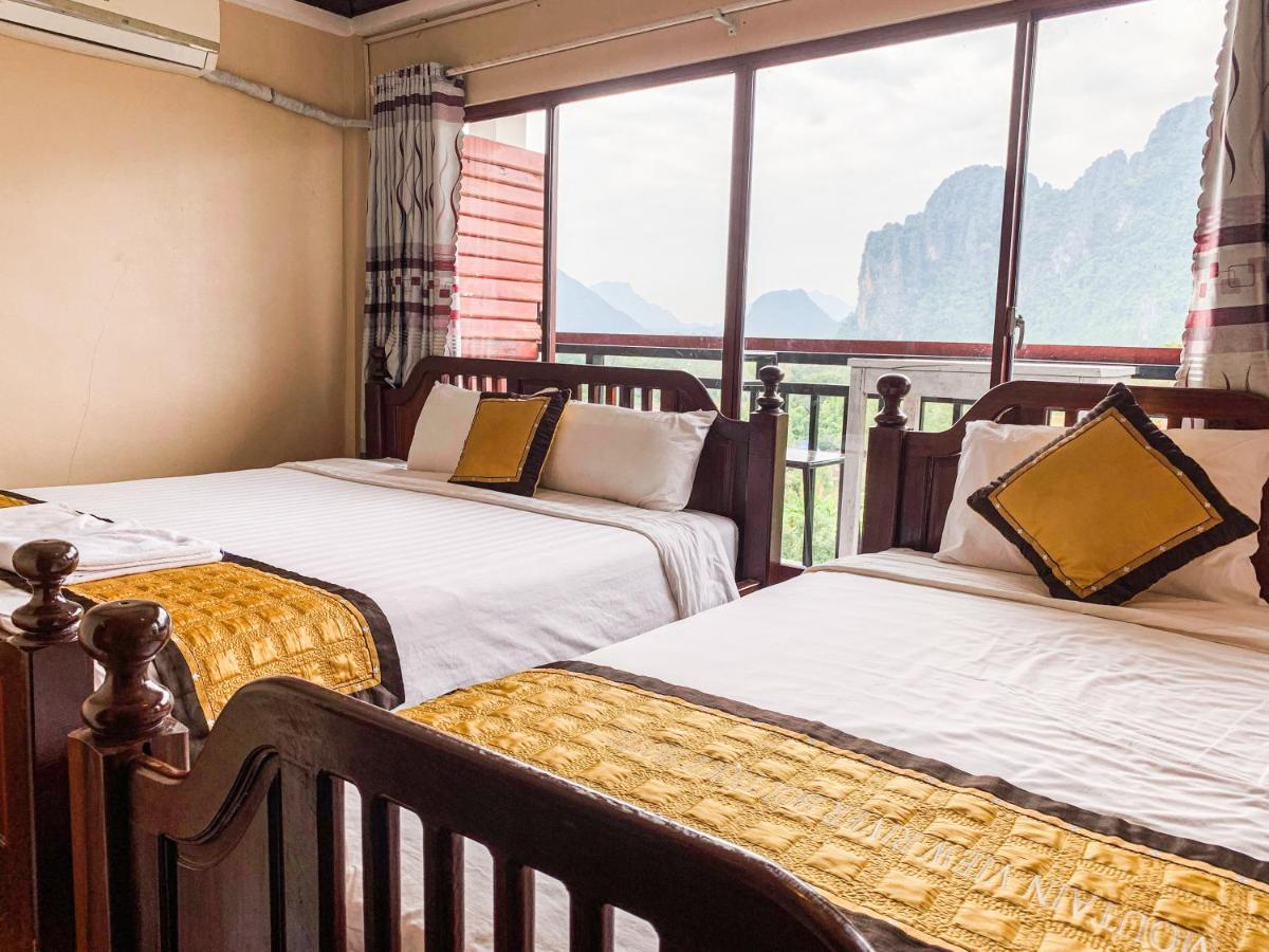 Bountang Mountain View Riverside Hotel Ванг Виенг Екстериор снимка
