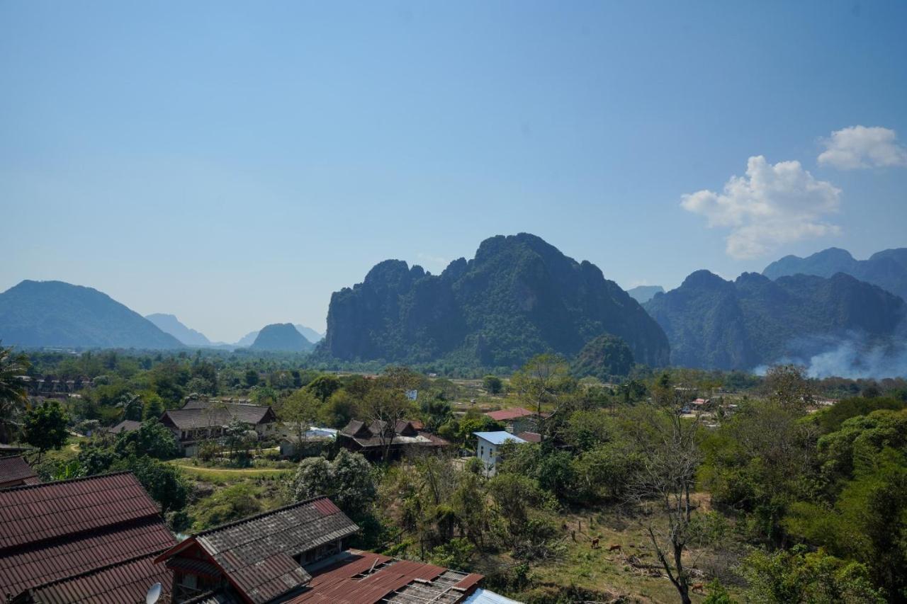 Bountang Mountain View Riverside Hotel Ванг Виенг Екстериор снимка